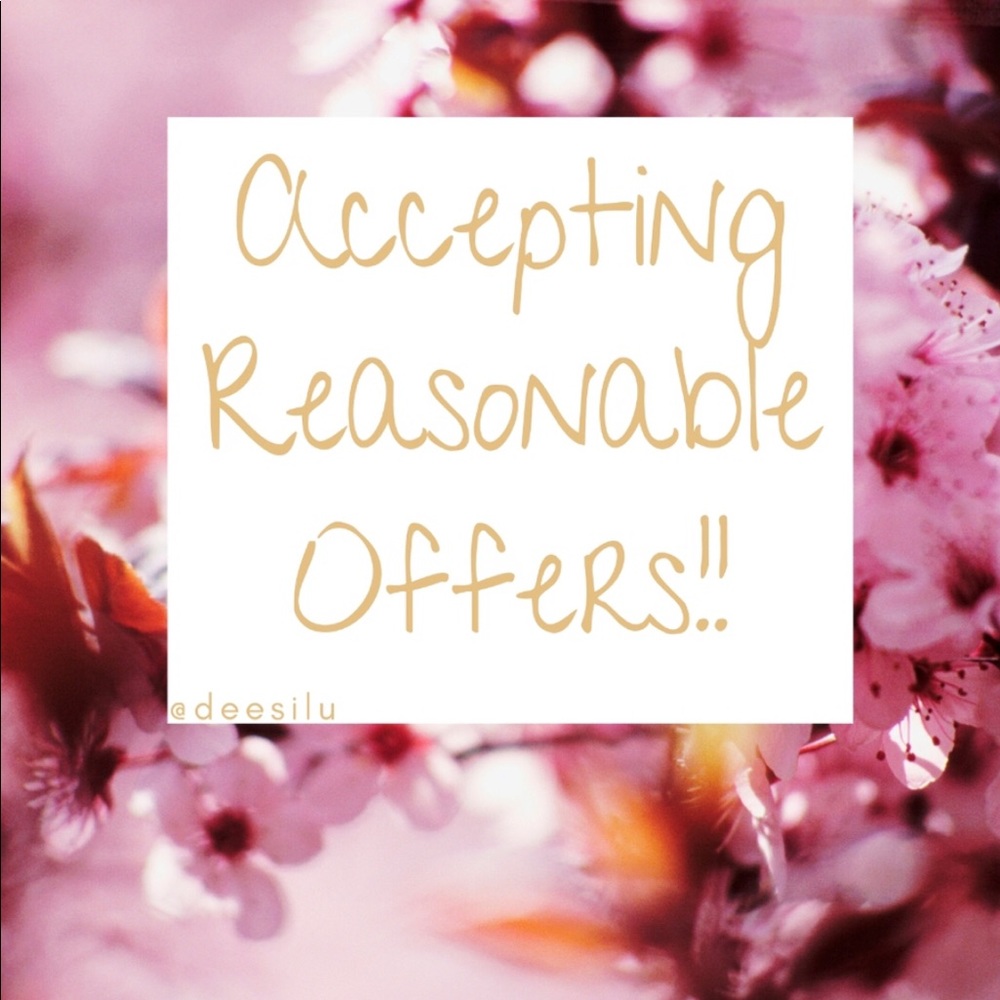 Offers are welcome!